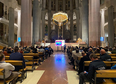 Trobada amb motiu de la XIII edició de la reunió de la International Association of Lasallian Universities a la Basílica i la parròquia de la Sagrada Família