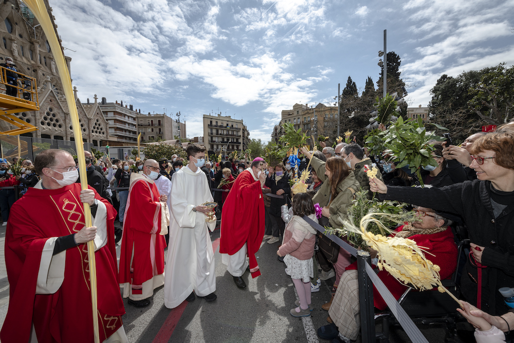 Diumenge de Rams a la Sagrada Família
