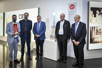 Inauguració d’una maqueta tàctil de la torre de Maria