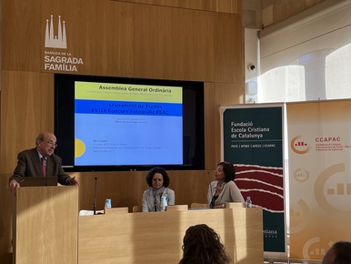 La Sagrada Família presenta les propostes pedagògiques a la Confederació Cristiana d’Associacions de Pares i Mares d’Alumnes de Catalunya