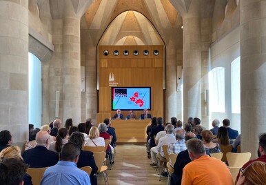 Presentació del II Congrés Internacional de Germandats i Pietat Popular a la Basílica de la Sagrada Família