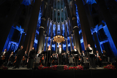 La Sagrada Família va acollir el concert del ‘Requiem’ de Mozart en col·laboració amb el Liceu