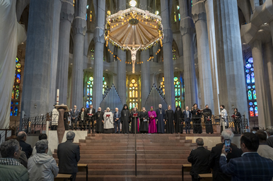 Celebració ecumènica del Concili de Nicea a la Sagrada Família