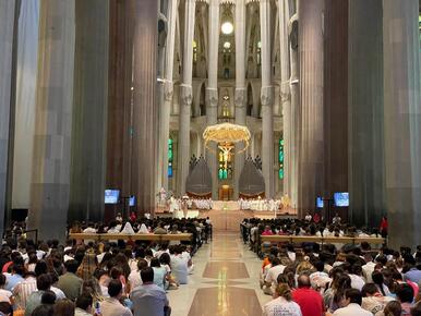 Misses a la Sagrada Família amb motiu de l’Any Jubilar 2025