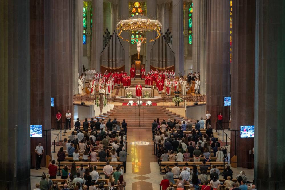 La Sagrada Família va celebrar una missa d’ordenació diaconal