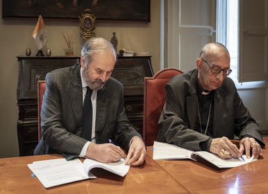 Fundació Endesa col·labora en la il·luminació de la creu que corona la Torre de Jesucrist de la Basílica de la Sagrada Família