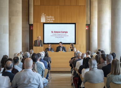 La Sagrada Família acull la presentació del XII Congrés de Confraries de Setmana Santa de Catalunya