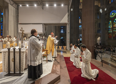 La Sagrada Família celebra una missa d’ordenació diaconal